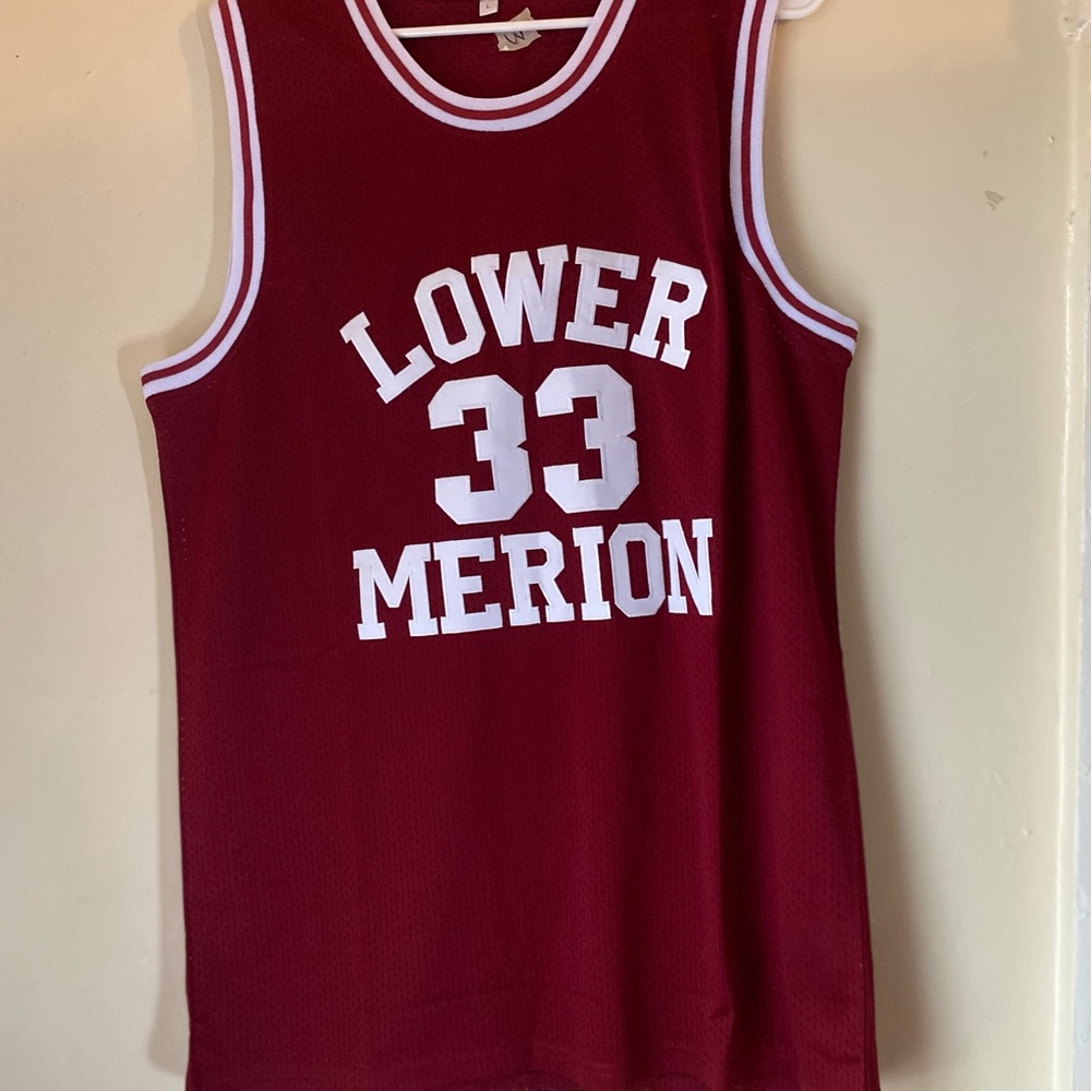 Kobe Bryant lower merion embroidered high school basketball jersey